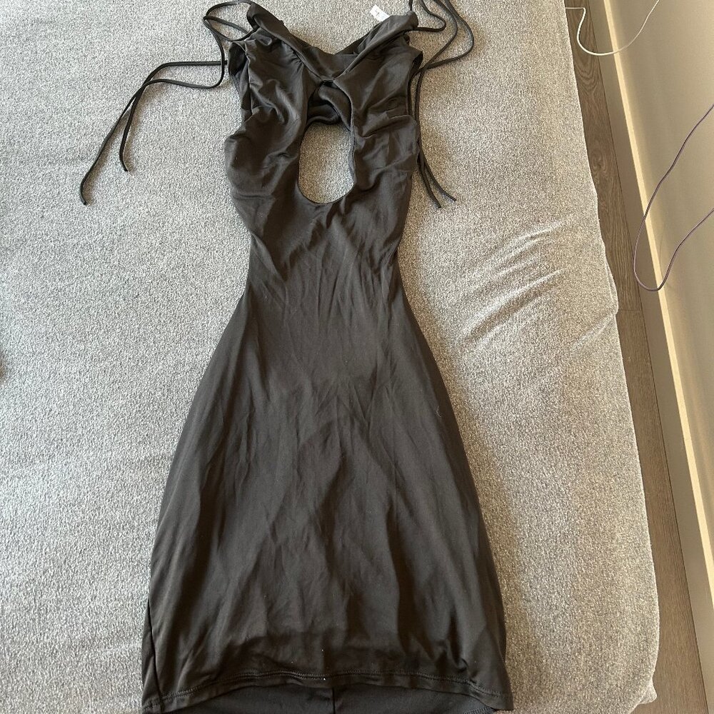 Lucy in the Sky Black Cut Out Dress